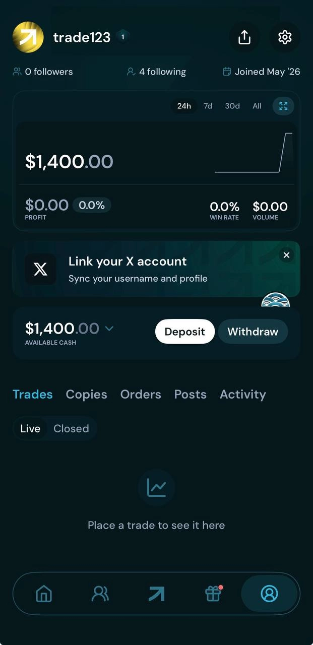 profile page